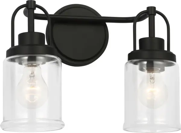 Anders Medium Vanity Light in Midnight Black - Image 3
