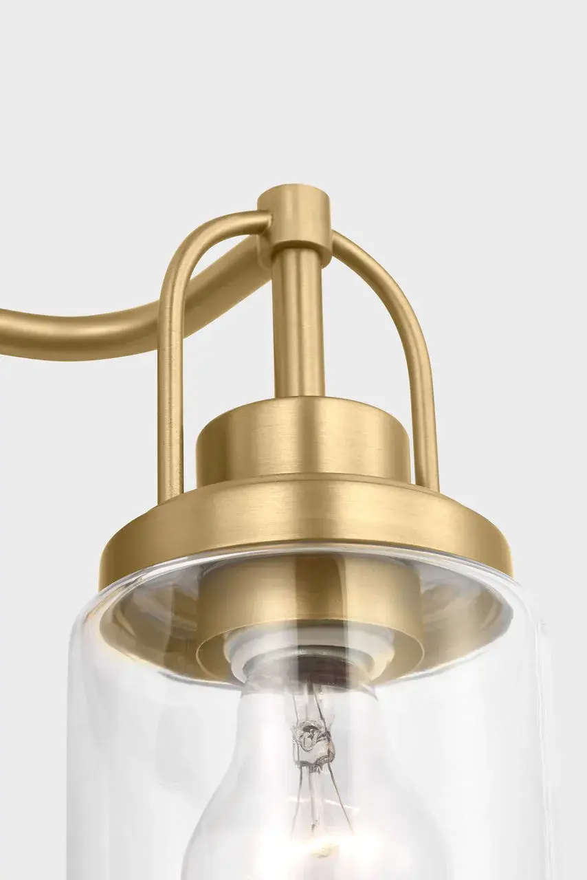 Anders Medium Vanity Light in Satin Brass - Image 4