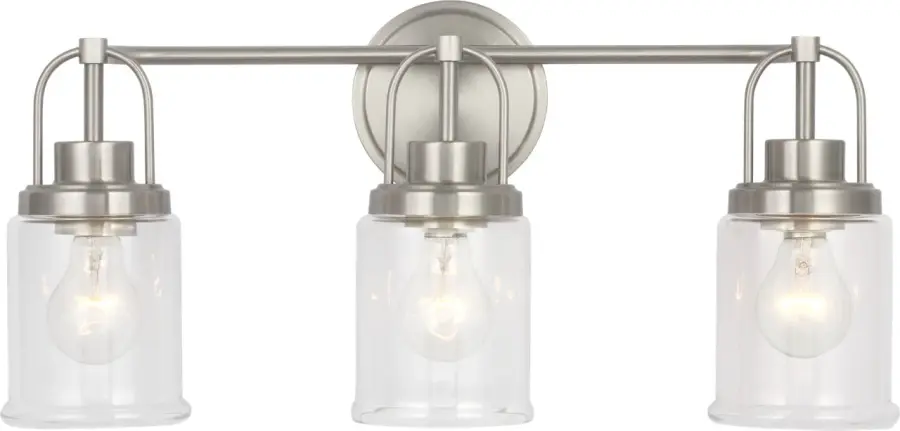 Anders Large Vanity Light in Brushed Nickel - Image 1