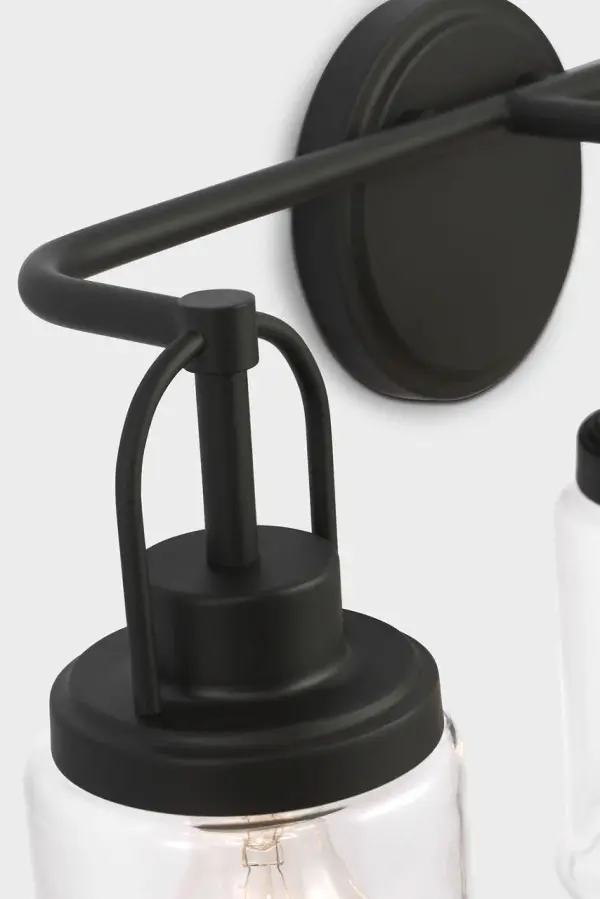 Anders Large Vanity Light in Midnight Black - Image 4