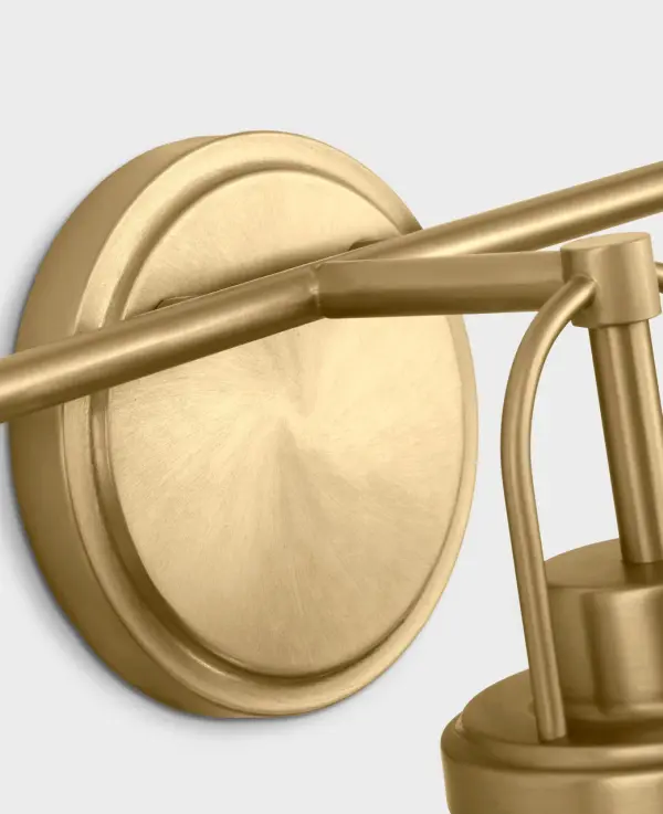 Anders Large Vanity Light in Satin Brass - Image 3