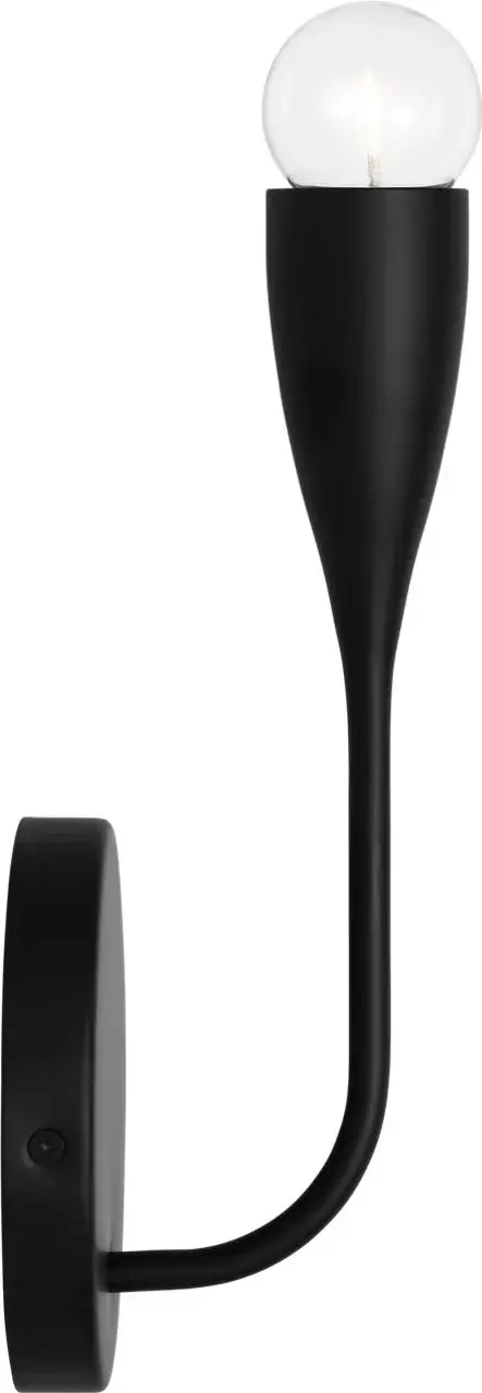 Maya Small Sconce in Midnight Black - Image 3