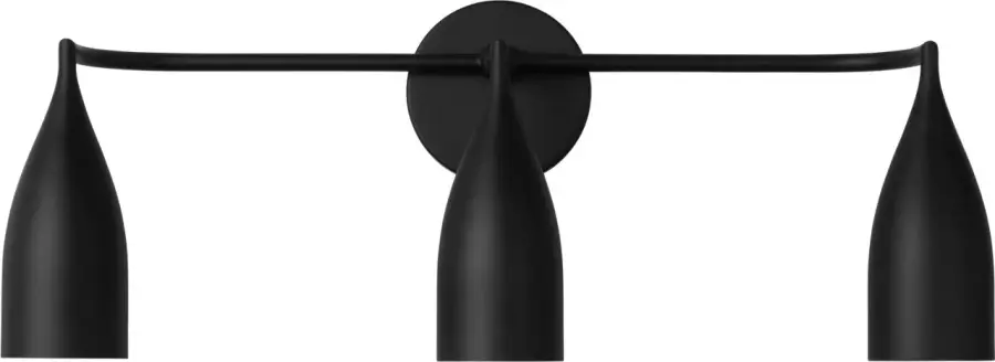 Maya 3-Light Vanity in Midnight Black - Image 1