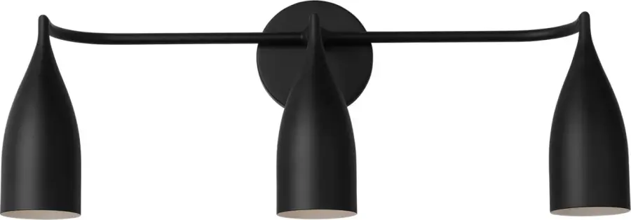 Maya 3-Light Vanity in Midnight Black - Image 2