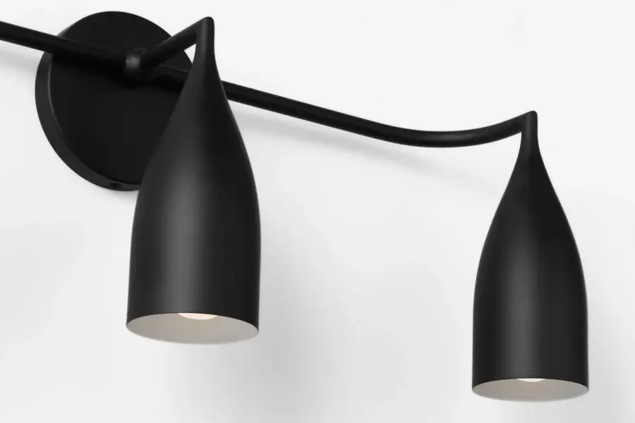 Maya 3-Light Vanity in Midnight Black - Image 3