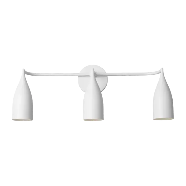 Maya 3-Light Vanity in Matte White - Image 5