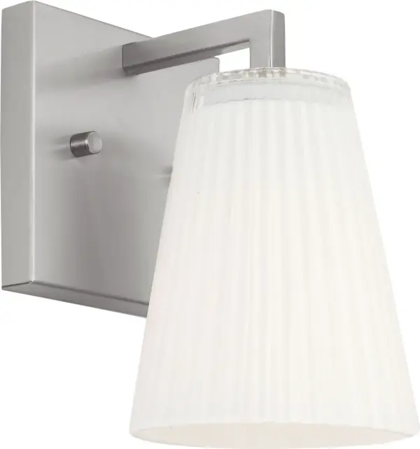 Upson Small Vanity Light in Brushed Nickel - Image 2
