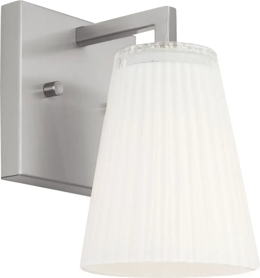 Upson Small Vanity Light in Brushed Nickel - Image 2