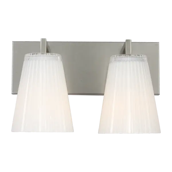 Upson Medium Vanity Light in Brushed Nickel - Image 1