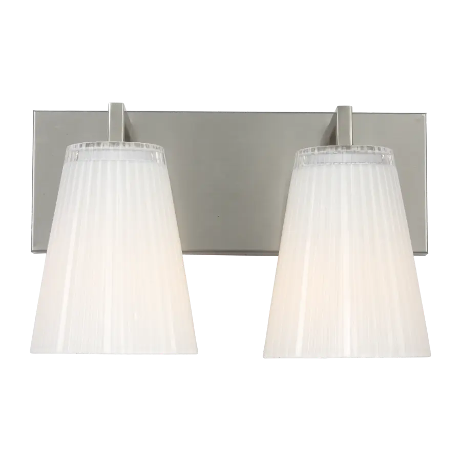 Upson Medium Vanity Light in Brushed Nickel - Image 1