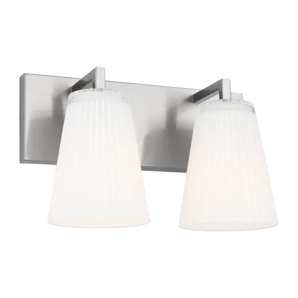Upson Medium Vanity Light in Brushed Nickel - Image 2