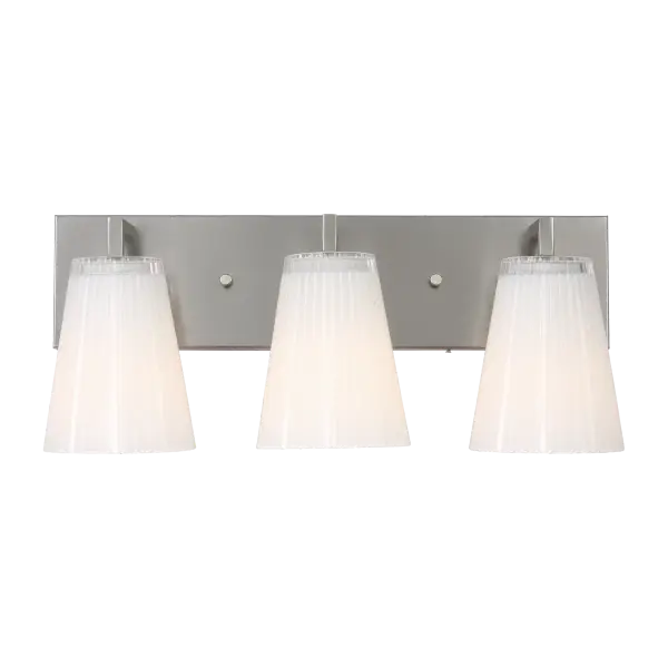 Upson Large Vanity Light in Brushed Nickel - Image 1