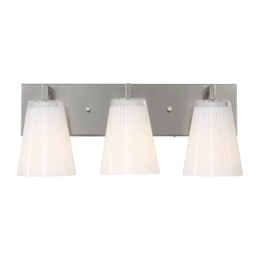 Upson Large Vanity Light in Brushed Nickel - Image 1
