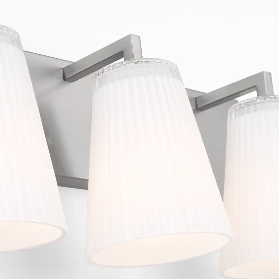 Upson Large Vanity Light in Brushed Nickel - Image 3