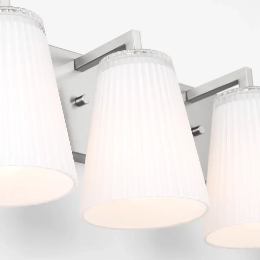Upson Extra Large Vanity Light in Brushed Nickel - Image 3