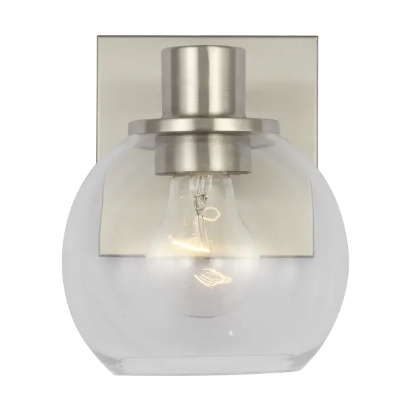 Rito Small Bath Light in Brushed Nickel - Image 1