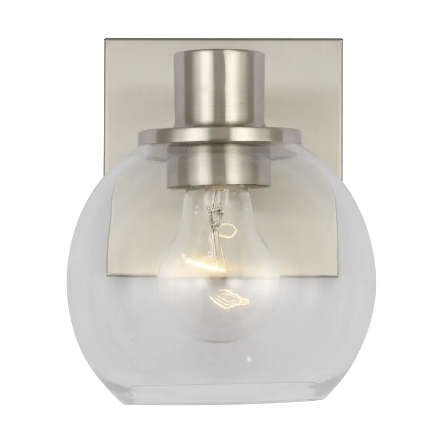 Rito Small Bath Light in Brushed Nickel - Image 1