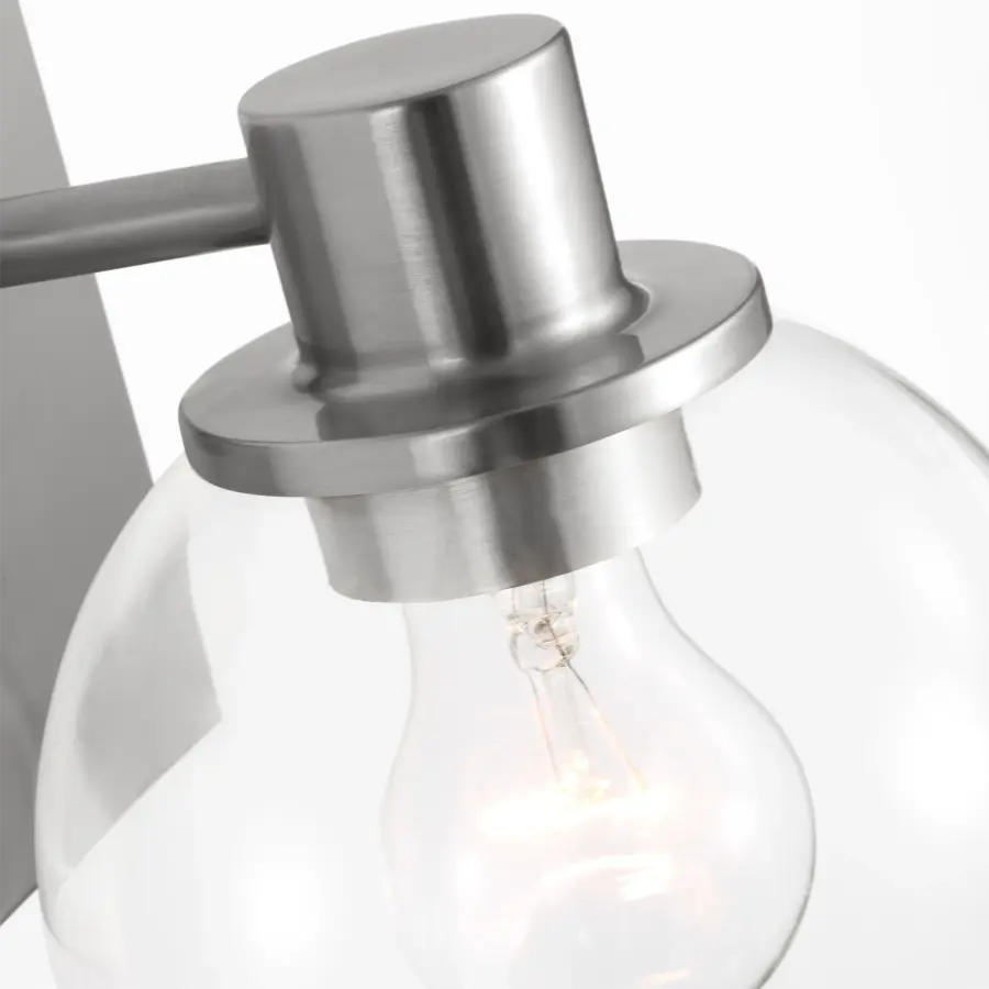 Rito Small Bath Light in Brushed Nickel - Image 3