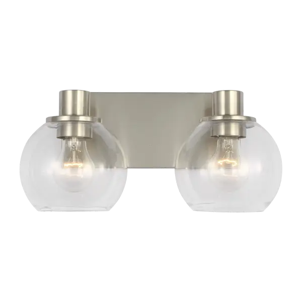 Rito Medium Bath Light in Brushed Nickel - Image 1