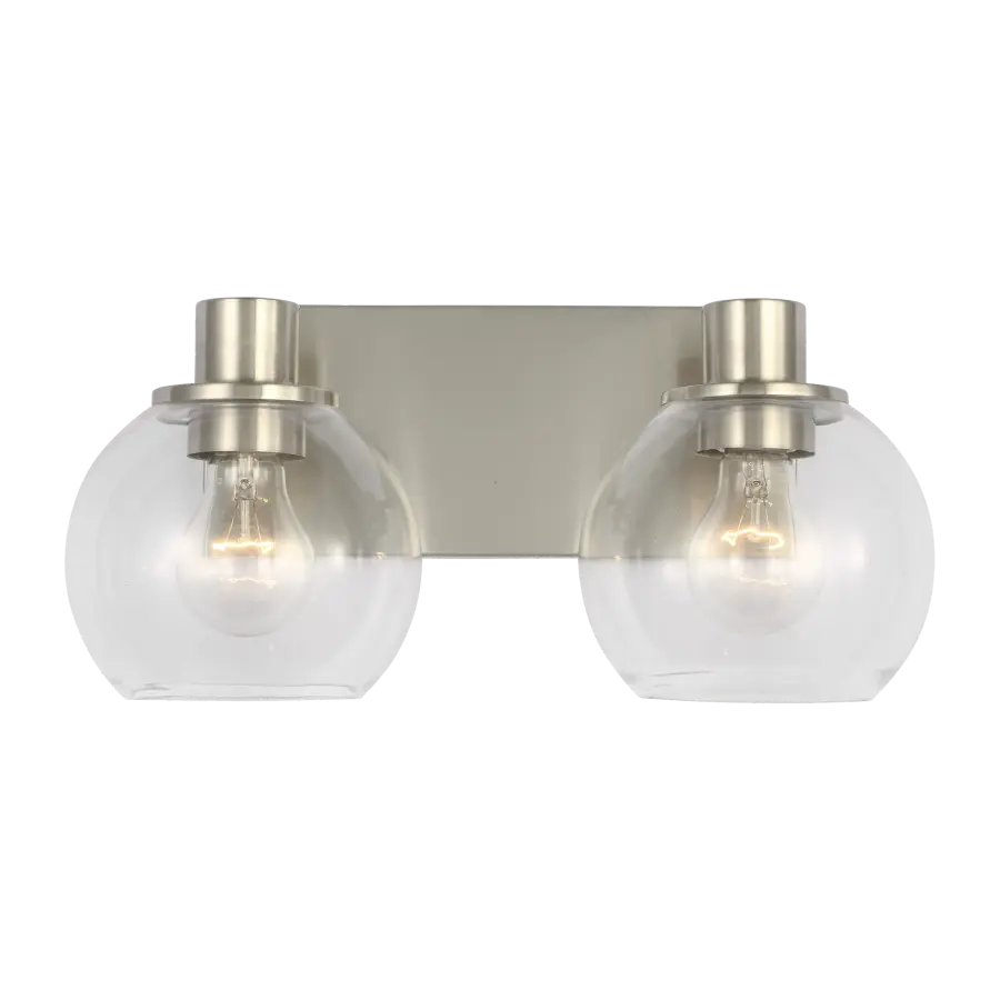 Rito Medium Bath Light in Brushed Nickel - Image 1