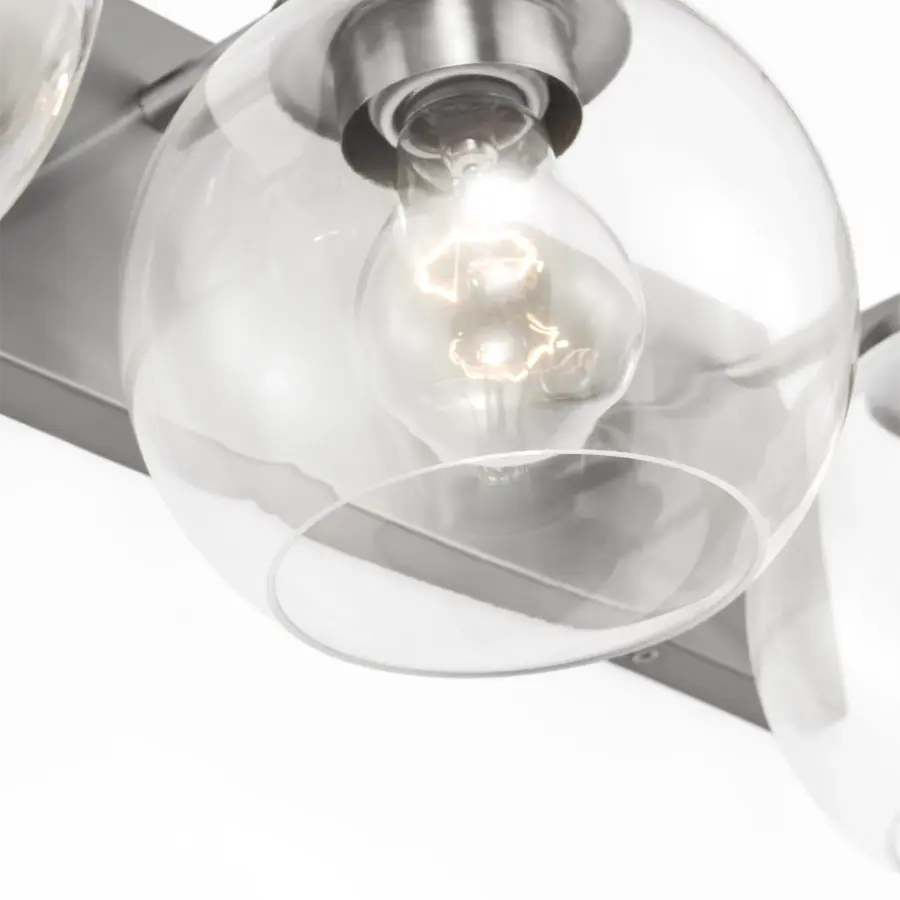 Rito Large Bath Light in Brushed Nickel - Image 3