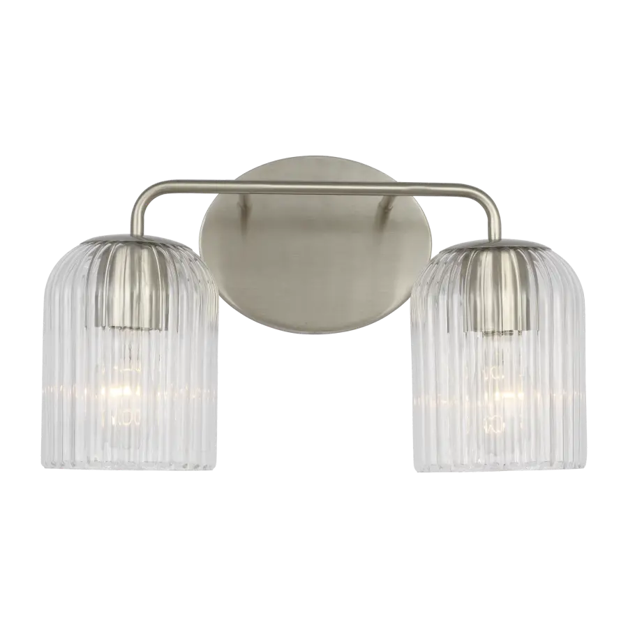 Eisele 2-Light Vanity in Brushed Nickel - Image 1