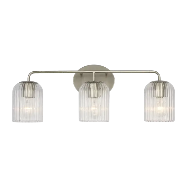 Eisele 3-Light Vanity in Brushed Nickel - Image 1