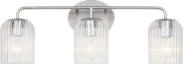 Eisele 3-Light Vanity in Brushed Nickel - Image 7