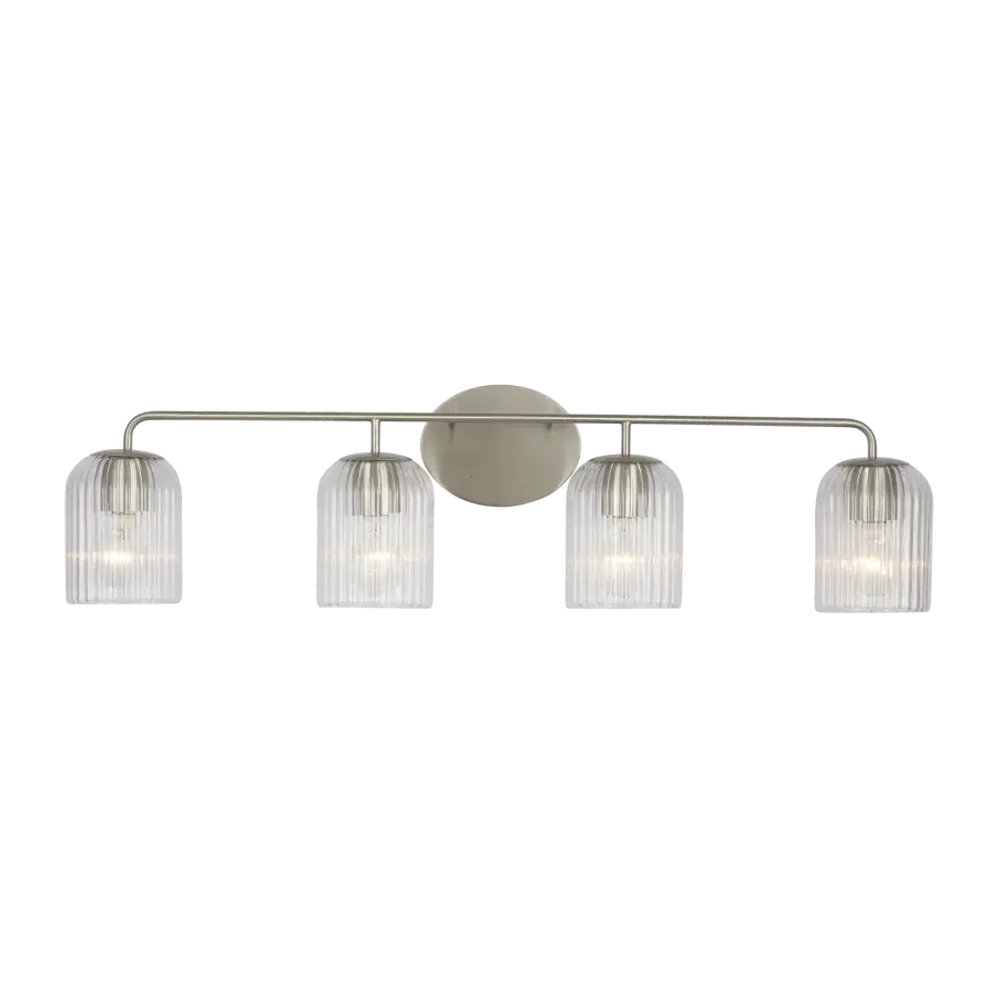 Eisele 4-Light Vanity in Brushed Nickel - Image 1