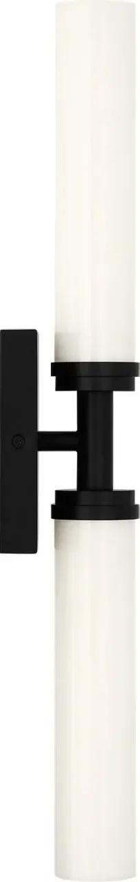 Coles 24" LED Vanity Light in Midnight Black - Image 6