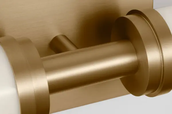 Coles 24" LED Vanity Light in Satin Brass - Image 3