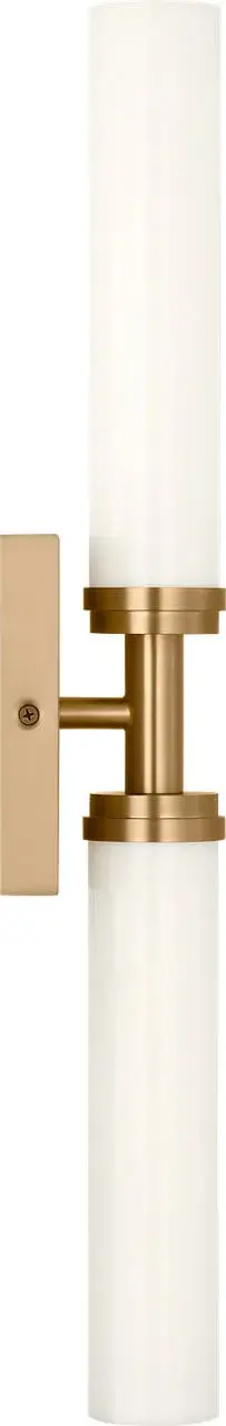 Coles 24" LED Vanity Light in Satin Brass - Image 6