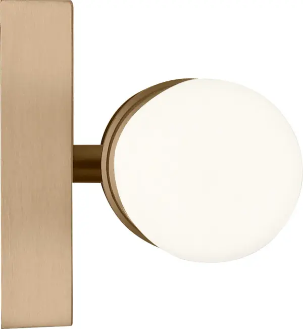 Coles 24" LED Vanity Light in Satin Brass - Image 7