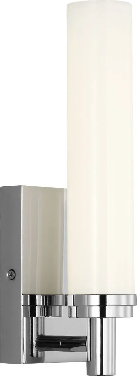 The Coles 13" LED Vanity delivers streamlined modern design with dual cylindrical white glass diffusers that provide balanced, even lighting. Its minimal profile and versatile orientation make it perfect for bathrooms and powder rooms.