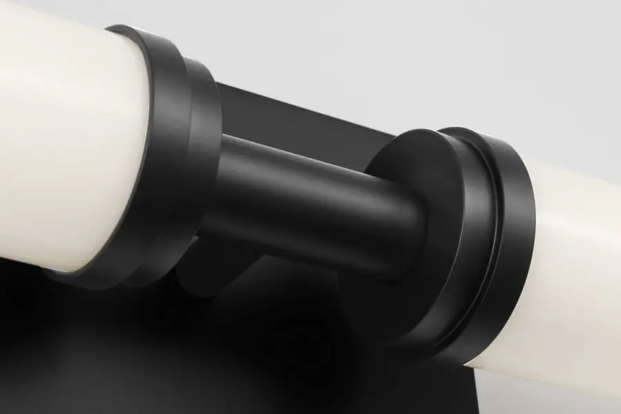 Coles 30" LED Vanity Light in Midnight Black - Image 3