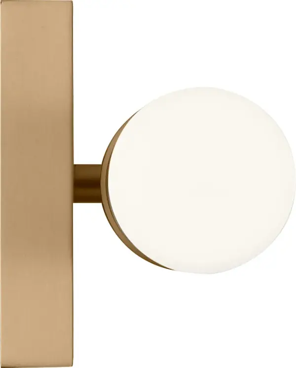 Coles 30" LED Vanity Light in Satin Brass - Image 3