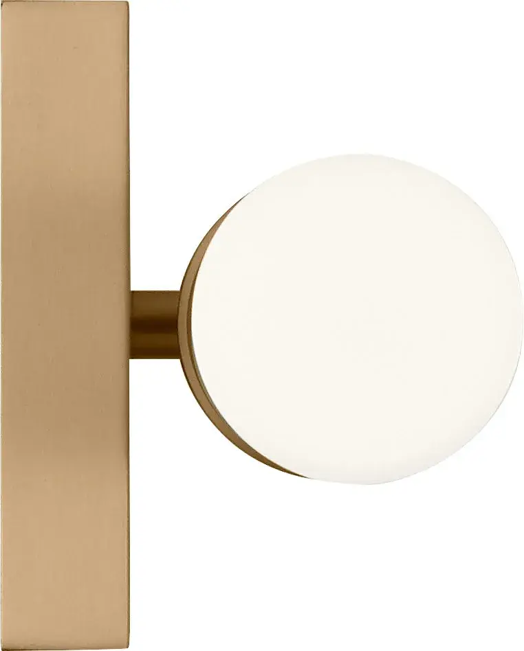 Coles 30" LED Vanity Light in Satin Brass - Image 3