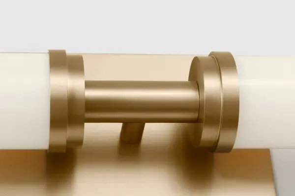 Coles 30" LED Vanity Light in Satin Brass - Image 5