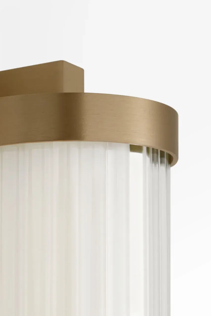 Weston 22" LED Vanity Light in Satin Brass - Image 3