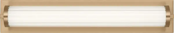 Weston 22" LED Vanity Light in Satin Brass - Image 6