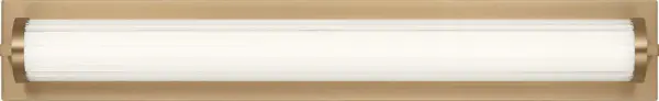 Weston 28" LED Vanity Light in Satin Brass - Image 5
