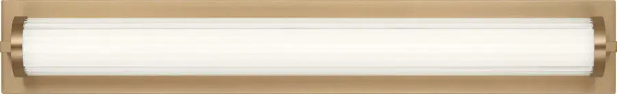 Weston 28" LED Vanity Light in Satin Brass - Image 5