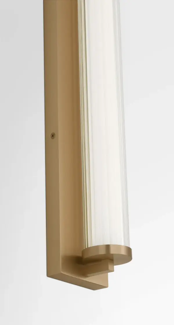 Weston 28" LED Vanity Light in Satin Brass - Image 6