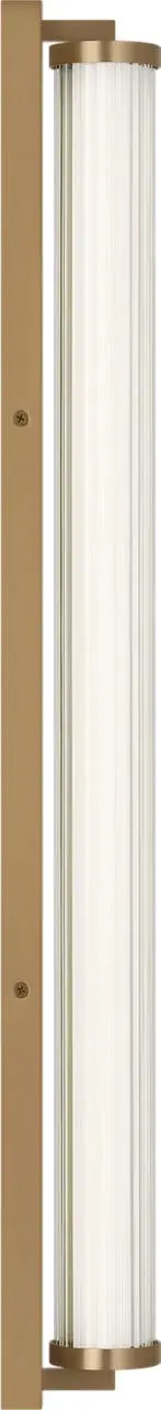 Weston 34" LED Vanity Light in Satin Brass - Image 5