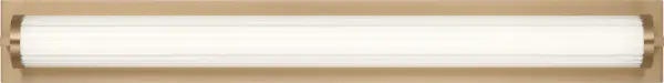 Weston 34" LED Vanity Light in Satin Brass - Image 6