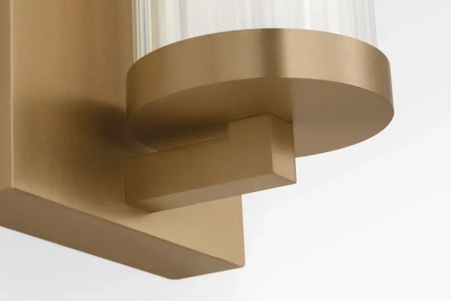 Weston 34" LED Vanity Light in Satin Brass - Image 7
