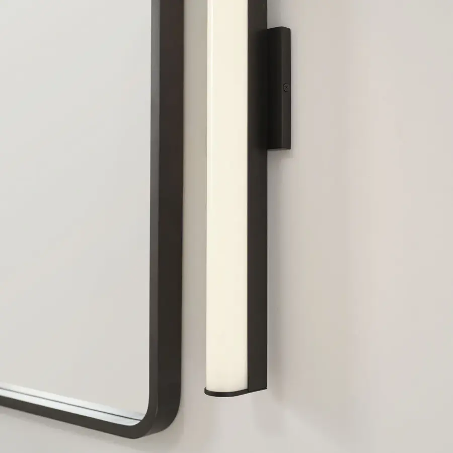 Cavitt 24" LED Vanity Light in Midnight Black - Image 9