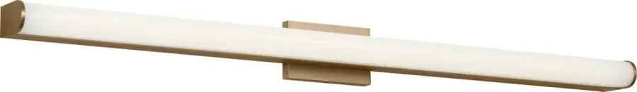 Cavitt 36" LED Vanity Light in Satin Brass - Image 1