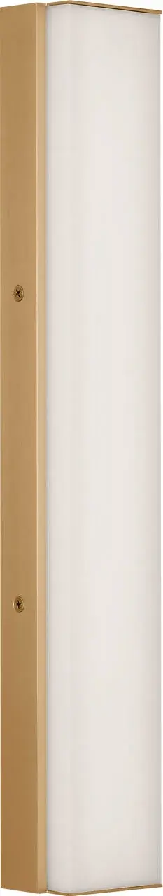 Panna 18" LED Vanity Light in Satin Brass - Image 4