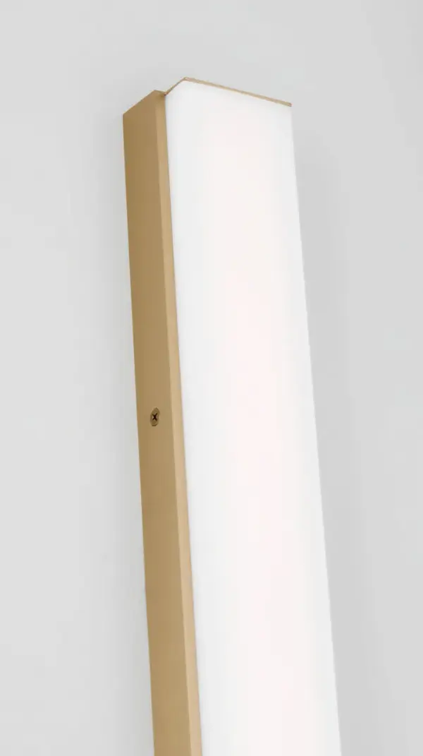 Panna 24" LED Vanity Light in Satin Brass - Image 3